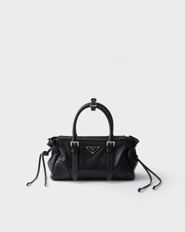 Prada Bonnie小号皮革手袋 - 黑色 Prada Bonnie小号皮革手袋 - 黑色