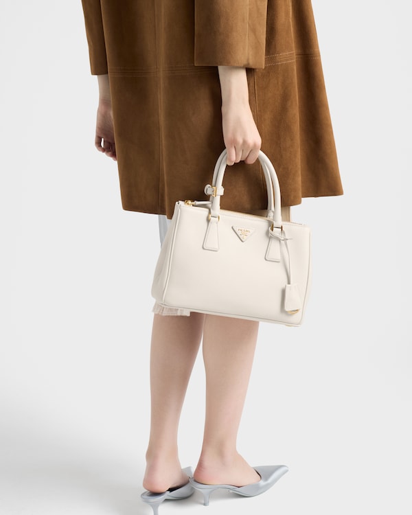 Prada Galleria medium leather bag - White Prada Galleria medium leather bag - White