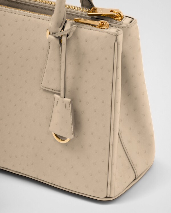 Prada Galleria medium ostrich leather bag - Powder Pink Prada Galleria medium ostrich leather bag - Powder Pink