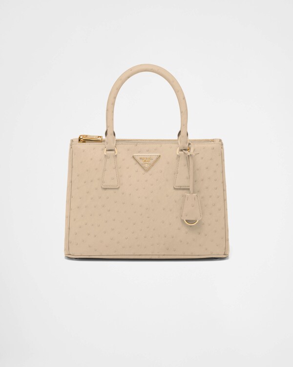 Prada Galleria medium ostrich leather bag - Powder Pink Prada Galleria medium ostrich leather bag - Powder Pink
