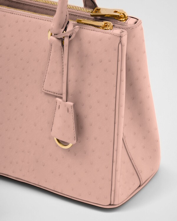 Prada Galleria medium ostrich leather bag - Orchid Pink Prada Galleria medium ostrich leather bag - Orchid Pink