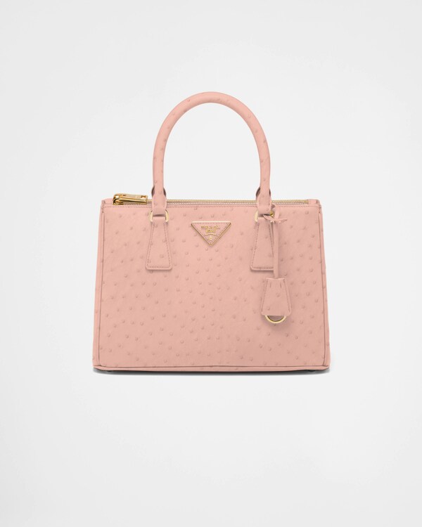 Prada Galleria medium ostrich leather bag - Orchid Pink Prada Galleria medium ostrich leather bag - Orchid Pink