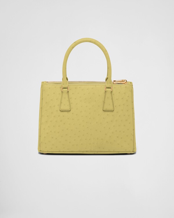 Prada Galleria medium ostrich leather bag - Pineapple Prada Galleria medium ostrich leather bag - Pineapple