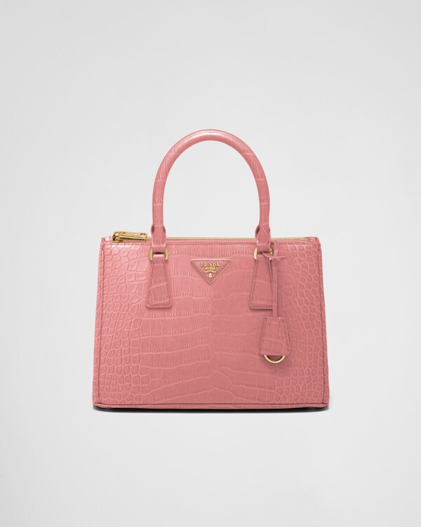 Prada Galleria medium crocodile leather bag - Petal Pink Prada Galleria medium crocodile leather bag - Petal Pink