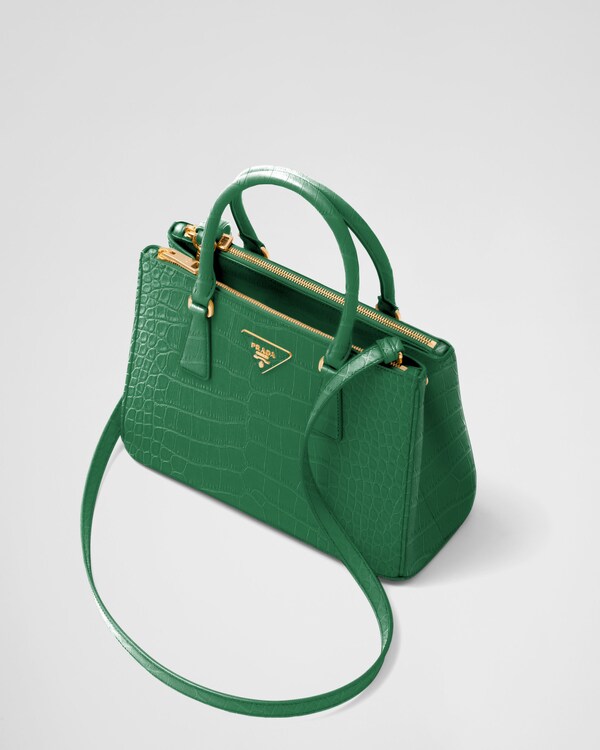 Prada Galleria medium crocodile leather bag - Mango Prada Galleria medium crocodile leather bag - Mango
