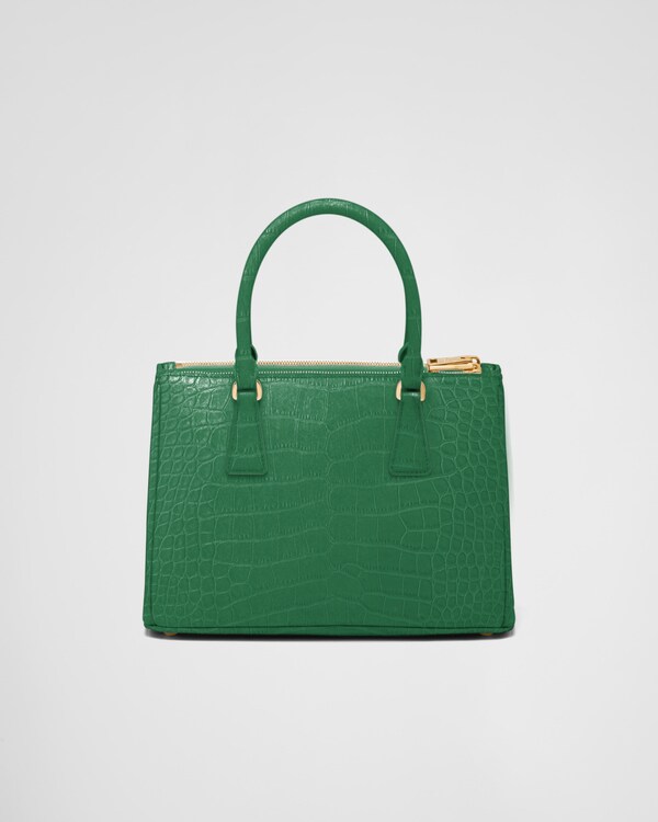 Prada Galleria medium crocodile leather bag - Mango Prada Galleria medium crocodile leather bag - Mango