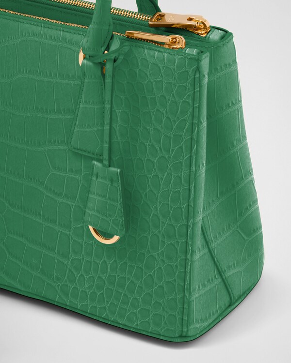 Prada Galleria medium crocodile leather bag - Mango Prada Galleria medium crocodile leather bag - Mango