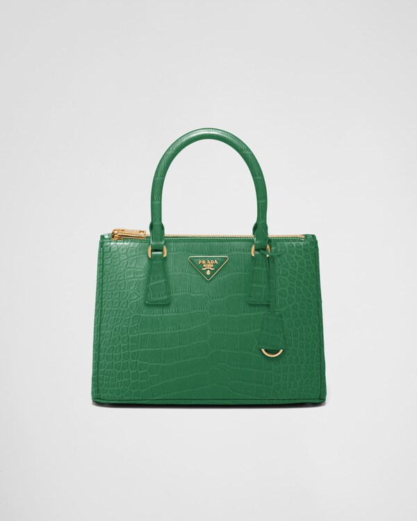 Prada Galleria medium crocodile leather bag - Mango Prada Galleria medium crocodile leather bag - Mango