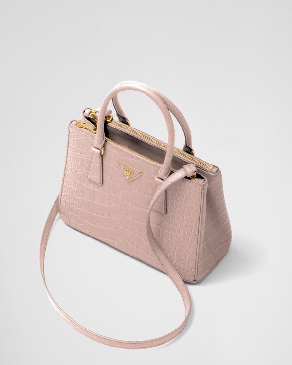 Prada Galleria medium crocodile leather bag - Alabaster Pink Prada Galleria medium crocodile leather bag - Alabaster Pink