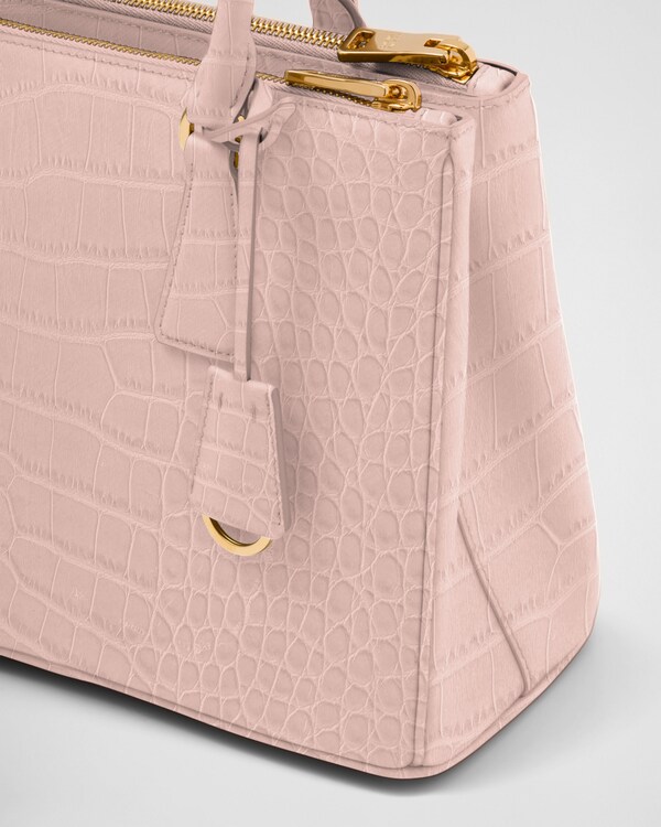 Prada Galleria medium crocodile leather bag - Alabaster Pink Prada Galleria medium crocodile leather bag - Alabaster Pink
