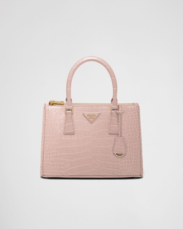 Prada Galleria medium crocodile leather bag - Alabaster Pink Prada Galleria medium crocodile leather bag - Alabaster Pink
