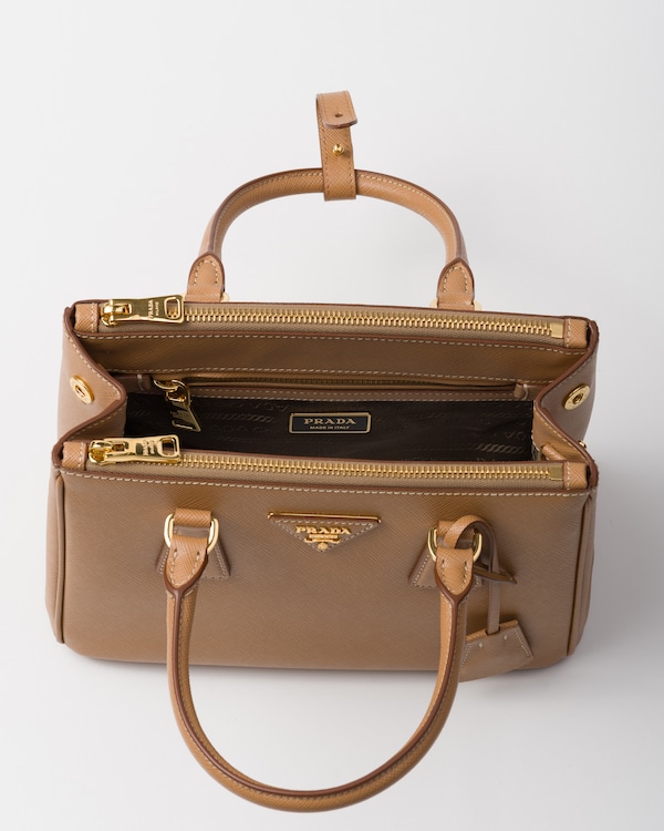 Prada Galleria small Saffiano leather bag - Natural Prada Galleria small Saffiano leather bag - Natural