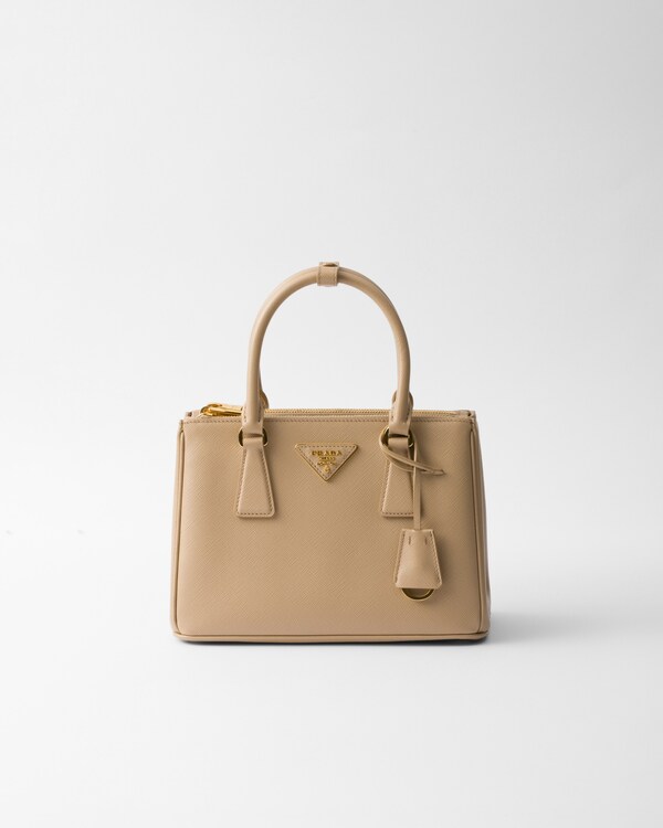 Prada Galleria small Saffiano leather bag - Sand Beige Prada Galleria small Saffiano leather bag - Sand Beige