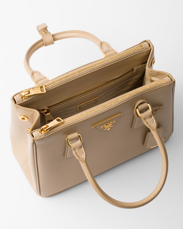 Prada Galleria small Saffiano leather bag - Sand Beige Prada Galleria small Saffiano leather bag - Sand Beige