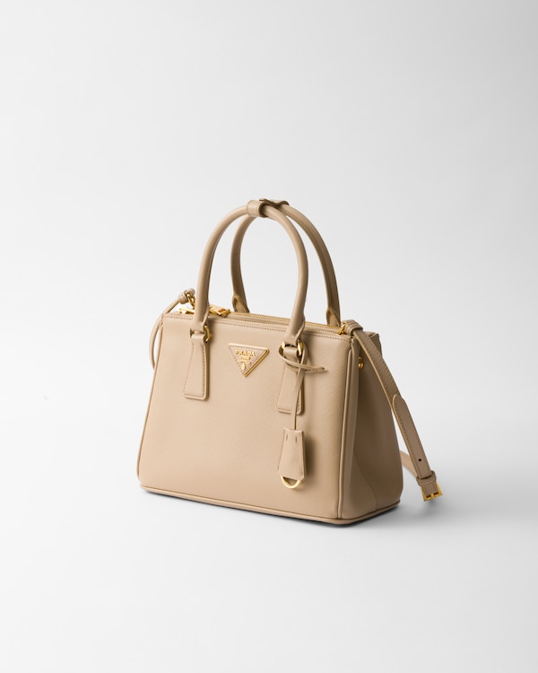 Prada Galleria small Saffiano leather bag - Sand Beige Prada Galleria small Saffiano leather bag - Sand Beige