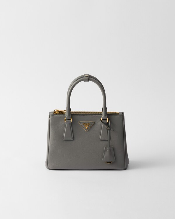 Prada Galleria small Saffiano leather bag - Slate Gray Prada Galleria small Saffiano leather bag - Slate Gray