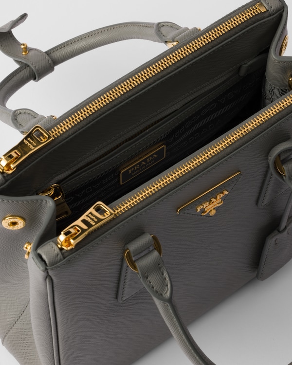 Prada Galleria small Saffiano leather bag - Slate Gray Prada Galleria small Saffiano leather bag - Slate Gray