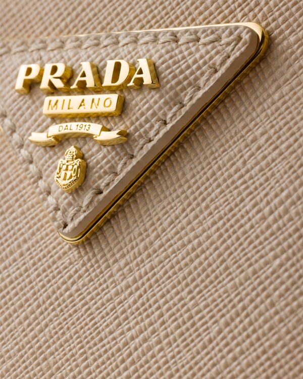 Prada Galleria 小号Saffiano 皮革手袋 - 洞石色 Prada Galleria 小号Saffiano 皮革手袋 - 洞石色