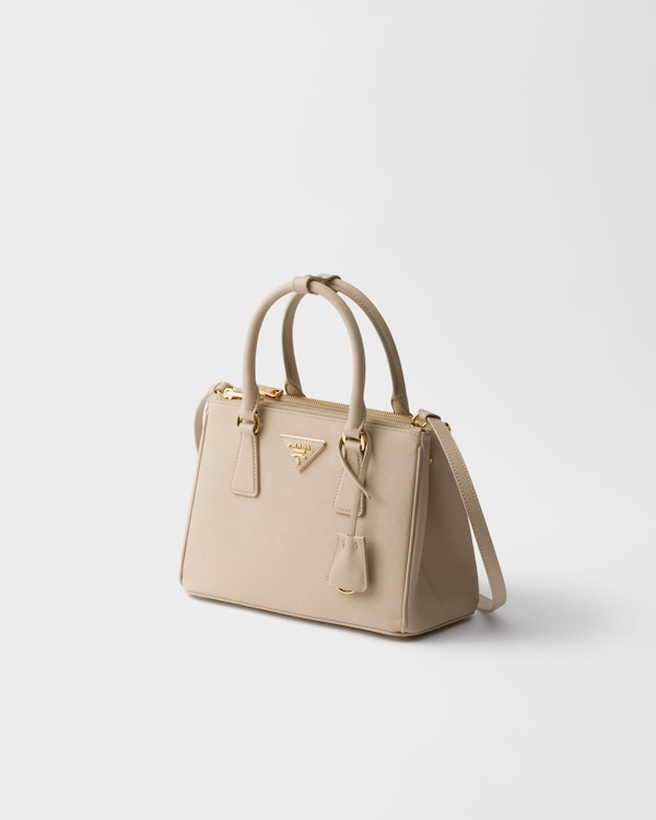 Prada Galleria 小号Saffiano 皮革手袋 - 洞石色 Prada Galleria 小号Saffiano 皮革手袋 - 洞石色