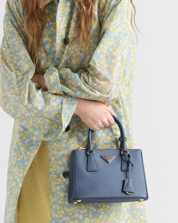Prada Galleria small Saffiano leather bag - Aviation Blue Prada Galleria small Saffiano leather bag - Aviation Blue