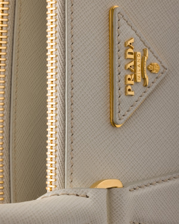 Prada Galleria small Saffiano leather bag - Chalk White Prada Galleria small Saffiano leather bag - Chalk White