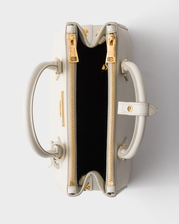 Prada Galleria small Saffiano leather bag - Chalk White Prada Galleria small Saffiano leather bag - Chalk White