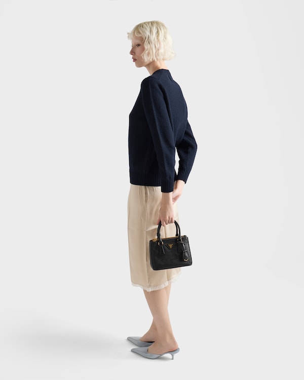Prada Galleria mini Saffiano leather bag - Black Prada Galleria mini Saffiano leather bag - Black