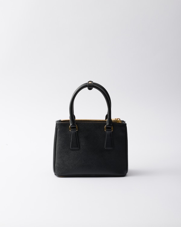 Prada Galleria mini Saffiano leather bag - Black Prada Galleria mini Saffiano leather bag - Black