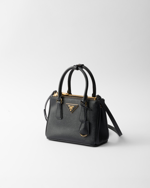 Prada Galleria mini Saffiano leather bag - Black Prada Galleria mini Saffiano leather bag - Black