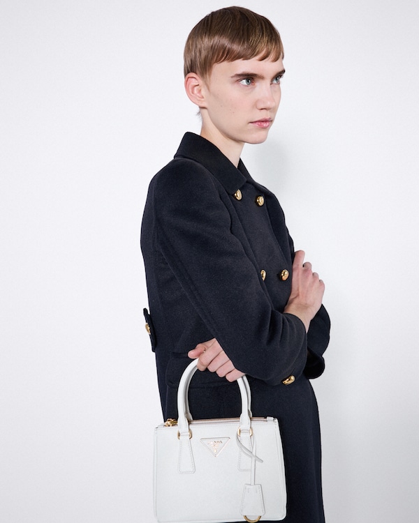 Prada Galleria mini Saffiano leather bag - White Prada Galleria mini Saffiano leather bag - White