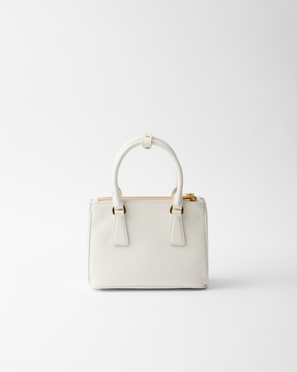 Prada Galleria mini Saffiano leather bag - White Prada Galleria mini Saffiano leather bag - White