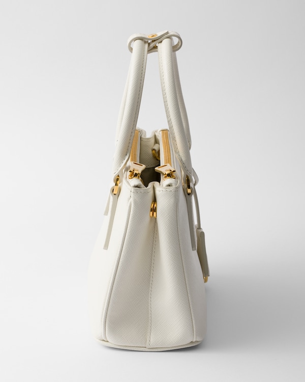 Prada Galleria mini Saffiano leather bag - White Prada Galleria mini Saffiano leather bag - White