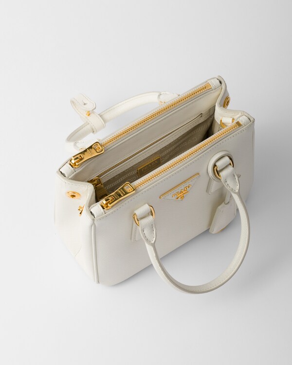 Prada Galleria mini Saffiano leather bag - White Prada Galleria mini Saffiano leather bag - White