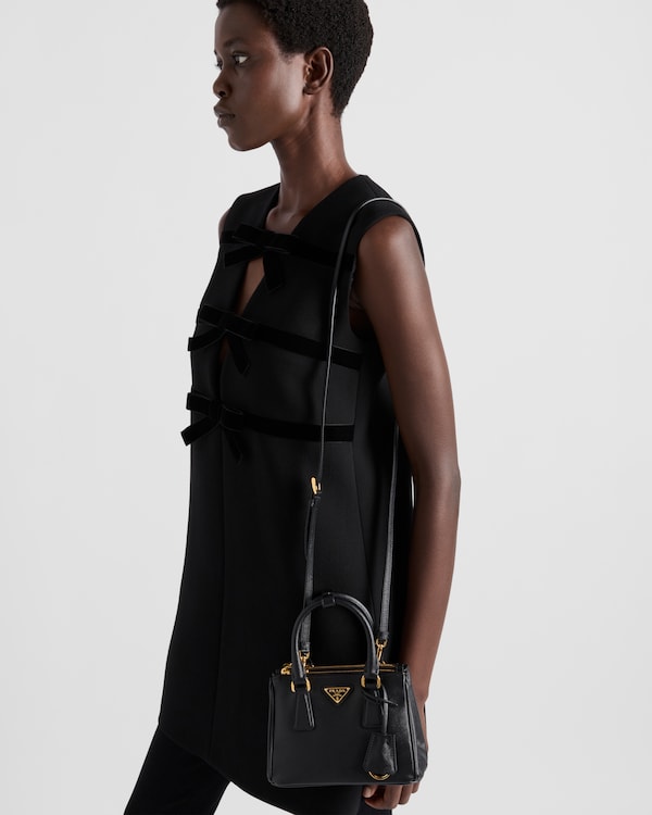 Prada Galleria Saffiano leather micro bag - Black Prada Galleria Saffiano leather micro bag - Black