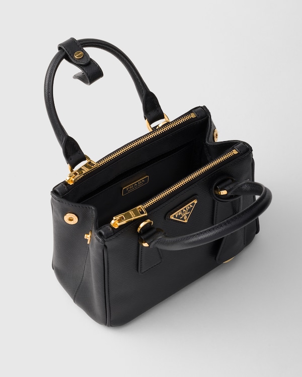 Prada Galleria Saffiano leather micro bag - Black Prada Galleria Saffiano leather micro bag - Black