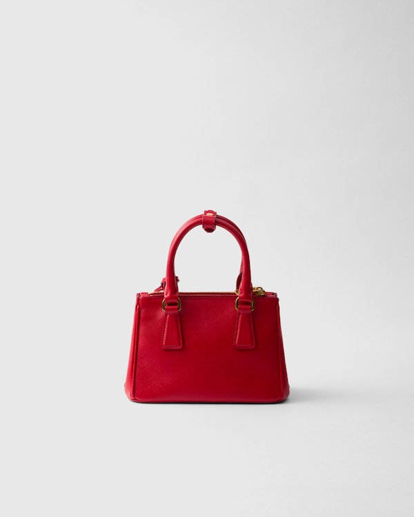 Prada Galleria Saffiano leather micro bag - Red Prada Galleria Saffiano leather micro bag - Red