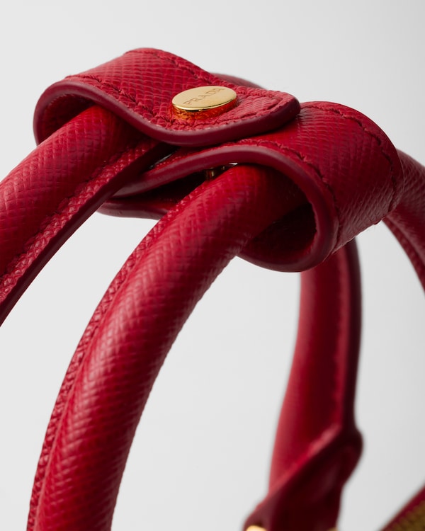 Prada Galleria Saffiano leather micro bag - Red Prada Galleria Saffiano leather micro bag - Red
