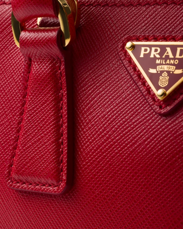 Prada Galleria Saffiano leather micro bag - Red Prada Galleria Saffiano leather micro bag - Red