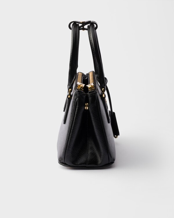 Prada Galleria Saffiano皮革迷你手袋 - 黑色 Prada Galleria Saffiano皮革迷你手袋 - 黑色