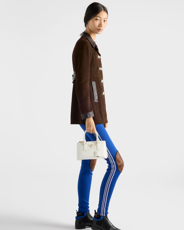 Prada Galleria Saffiano皮革迷你手袋 - 白色 Prada Galleria Saffiano皮革迷你手袋 - 白色