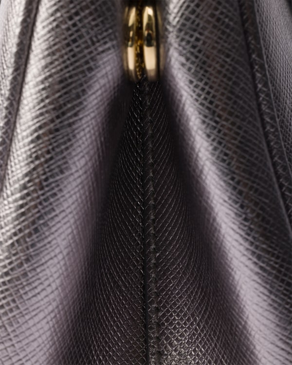Prada Galleria Saffiano皮革迷你手袋 - 银色 Prada Galleria Saffiano皮革迷你手袋 - 银色