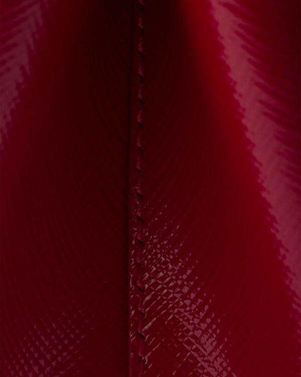 Prada Galleria patent Saffiano leather mini-bag - Cherry Red Prada Galleria patent Saffiano leather mini-bag - Cherry Red
