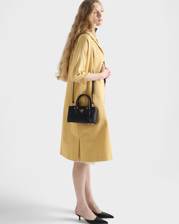 Prada Galleria mini Saffiano leather bag - Black Prada Galleria mini Saffiano leather bag - Black