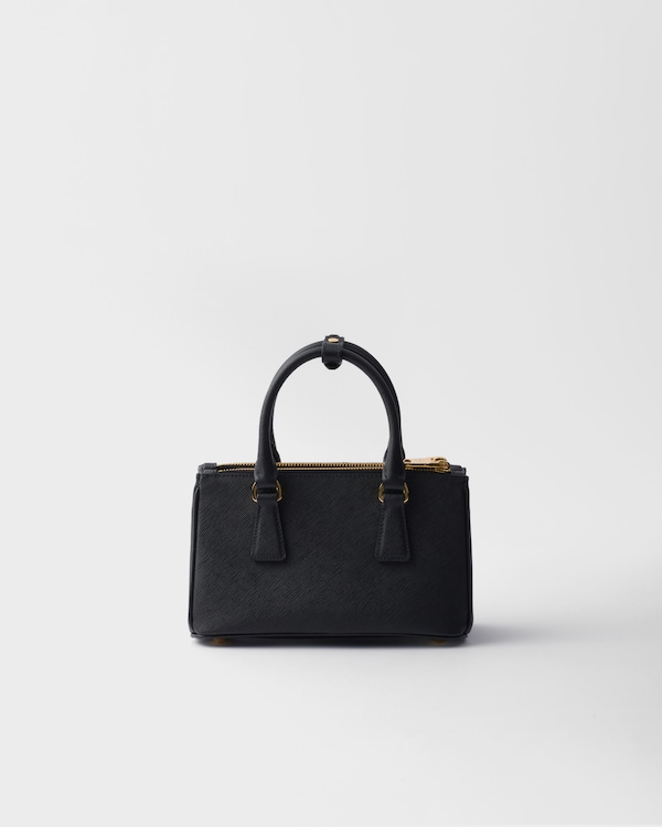 Prada Galleria mini Saffiano leather bag - Black Prada Galleria mini Saffiano leather bag - Black