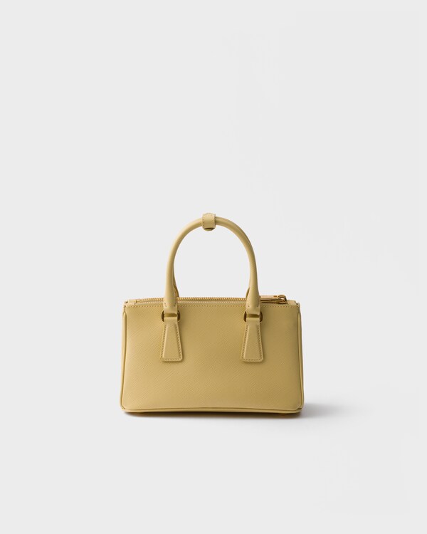 Prada Galleria mini Saffiano leather bag - Vanilla Prada Galleria mini Saffiano leather bag - Vanilla