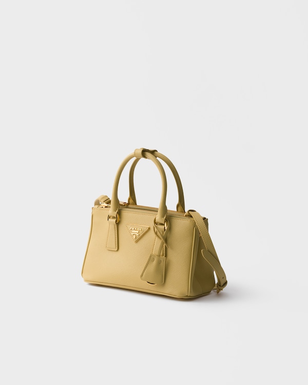 Prada Galleria mini Saffiano leather bag - Vanilla Prada Galleria mini Saffiano leather bag - Vanilla