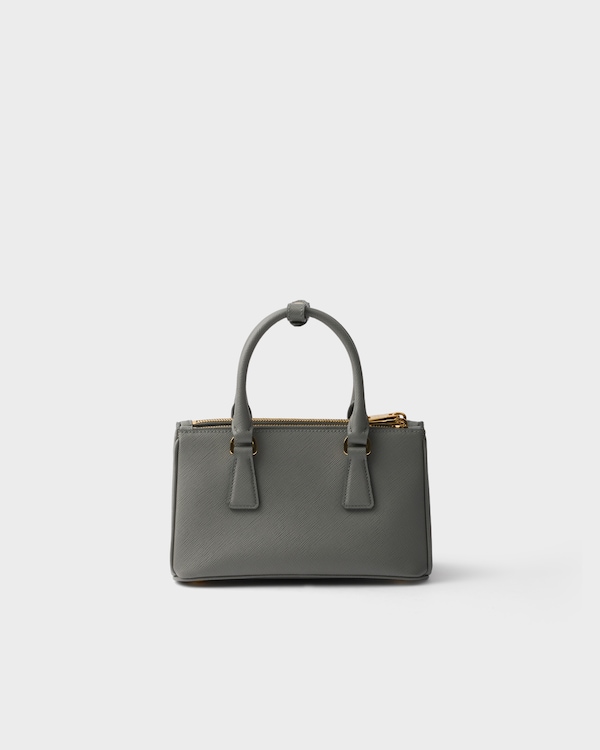 Prada Galleria mini Saffiano leather bag - Slate Gray Prada Galleria mini Saffiano leather bag - Slate Gray