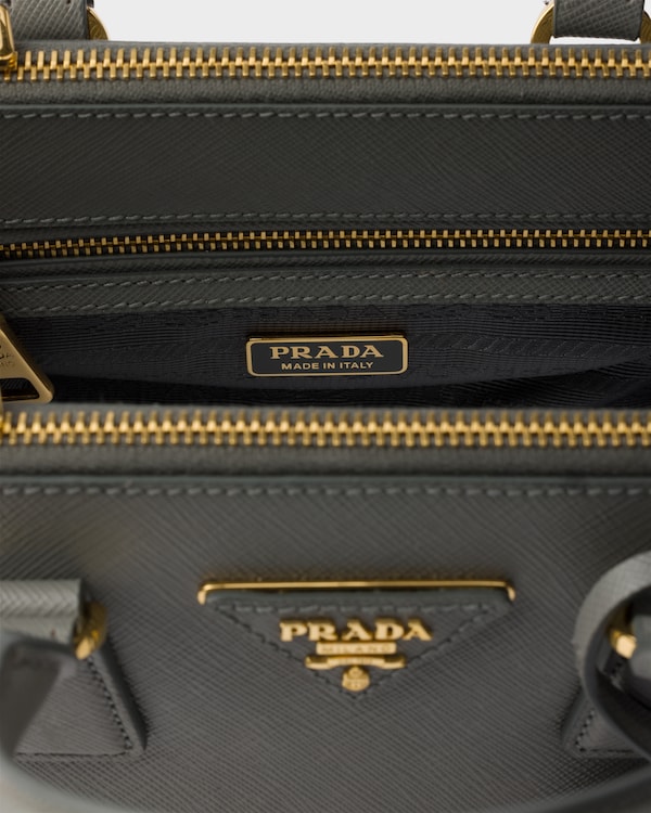 Prada Galleria mini Saffiano leather bag - Slate Gray Prada Galleria mini Saffiano leather bag - Slate Gray