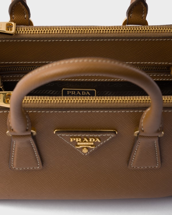 Prada Galleria mini Saffiano leather bag - Caramel Prada Galleria mini Saffiano leather bag - Caramel