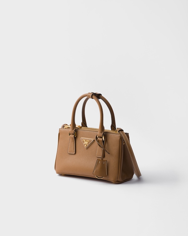 Prada Galleria mini Saffiano leather bag - Caramel Prada Galleria mini Saffiano leather bag - Caramel